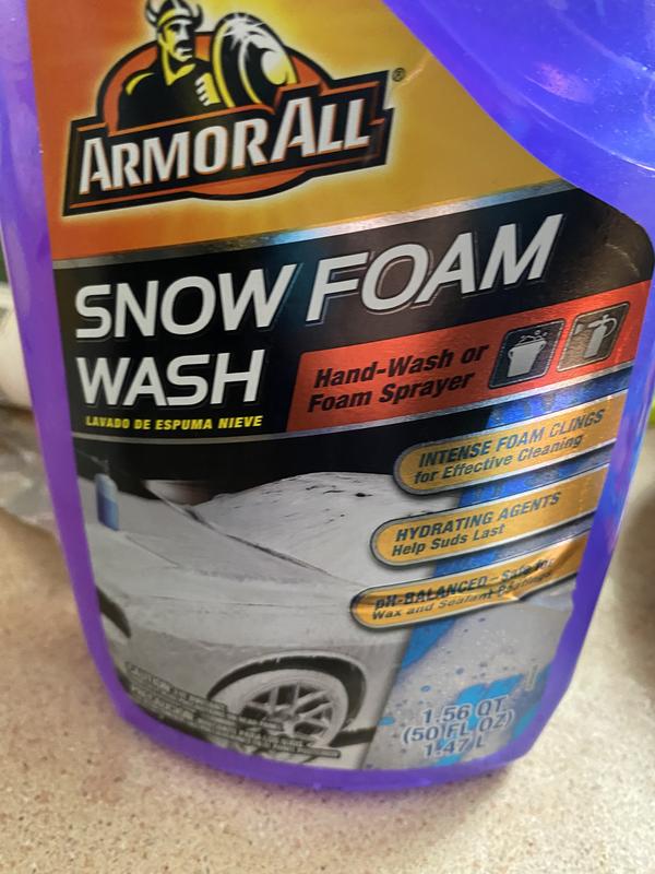  Armor All Snow Foam Wash by Armor All, Foaming Car Wash Soap  Concentrate for Cars, Trucks and Motorcycles, 50 Fl Oz : Automotive