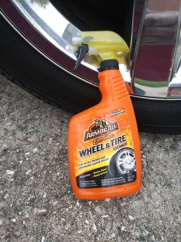 Armor All Quicksilver Wheel and Tire Cleaner Spray, Car Wheel Cleaner for  Cars, Trucks and Motorcycles, 24 Fl Oz