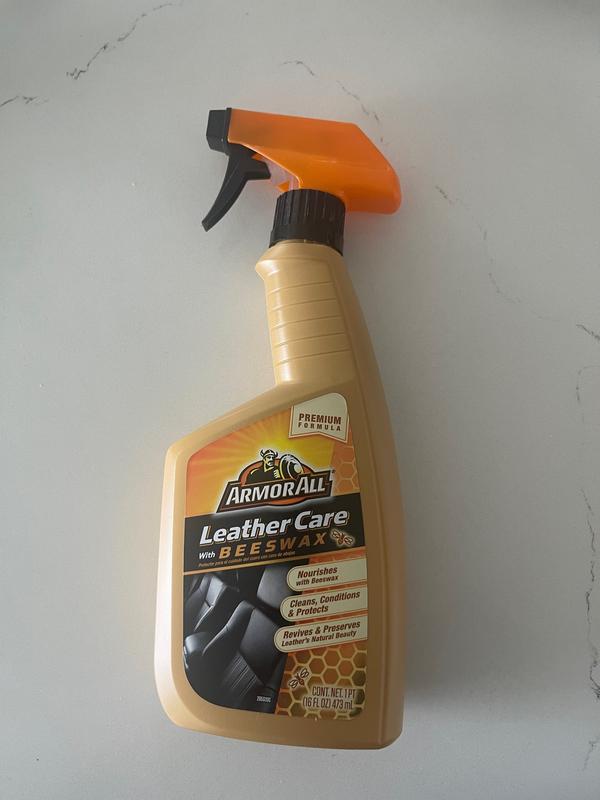 Armor All Leather Care Spray  Leather has a textured surface of