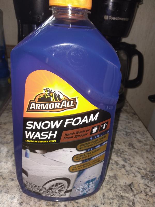  Armor All Snow Foam Wash by Armor All, Foaming Car Wash Soap  Concentrate for Cars, Trucks and Motorcycles, 50 Fl Oz : Automotive