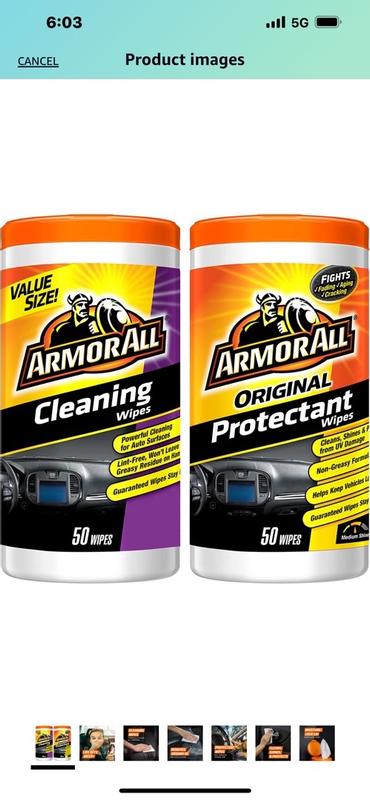 Armor All CLEANING WIPES ARMOR ALL 25CT