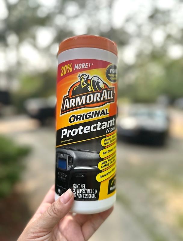 Armor All 2pk 30ct Cleaning/Leather Wipes Automotive Interior Cleaner