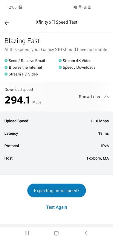 Specs while running 2 TVs and 4 phones