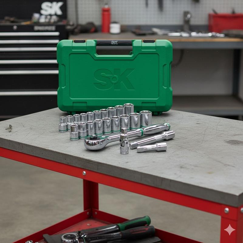 SK SK01508 23 Piece 1/2 160P Mechanic Tool Set - Arrow Tool Group