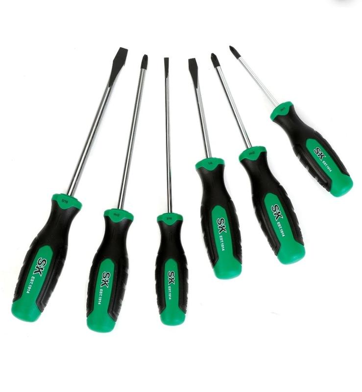 SK SK01373 6 Piece Pro Grip Screwdriver Set - Arrow Tool Group