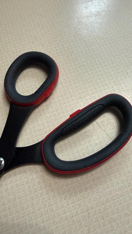 Arrow Fastener 2.5-in Stainless steel Ergonomic TPE Scissors in the ...