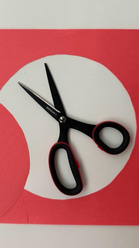 Arrow Fastener 2.5-in Stainless steel Ergonomic TPE Scissors in the ...
