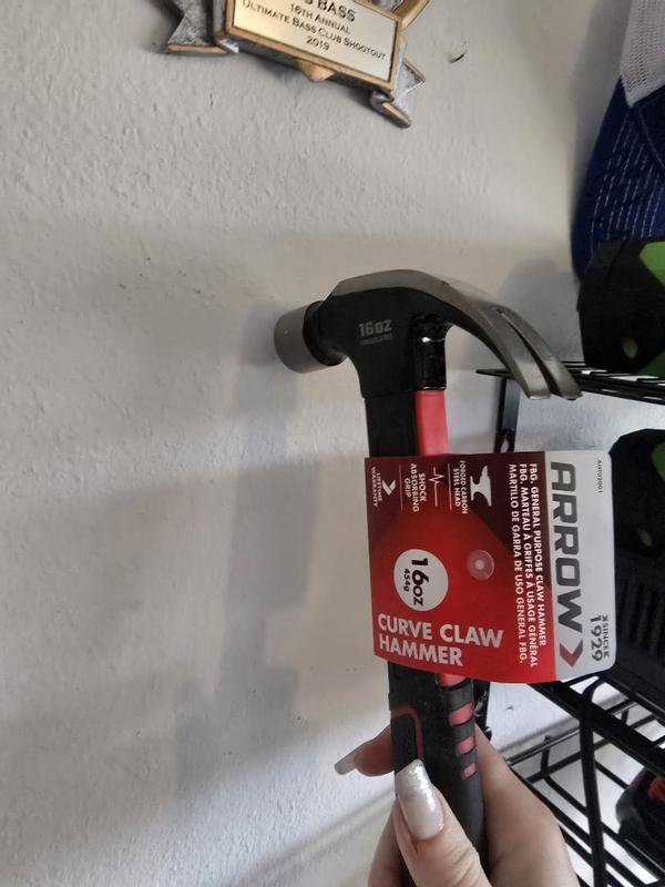 Arrow Fastener 16 -oz Steel Head Claw hammer in the Hammers department ...