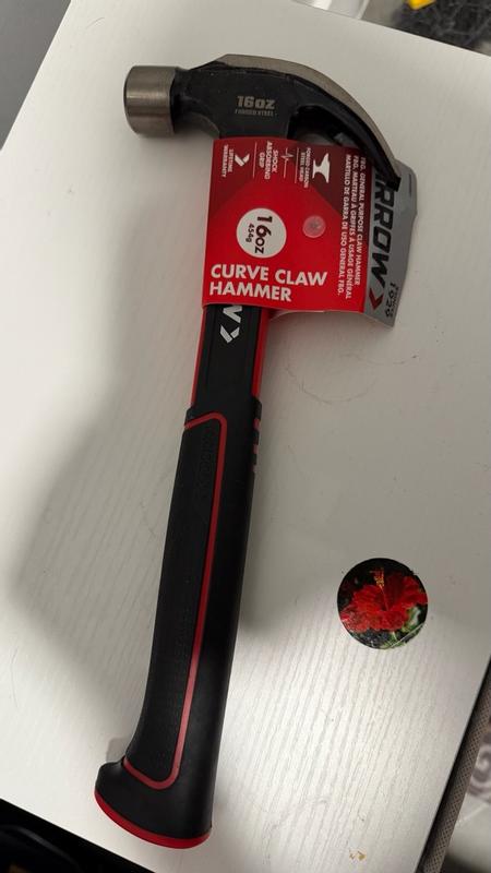 Arrow Fastener 16 -oz Steel Head Claw hammer in the Hammers department ...