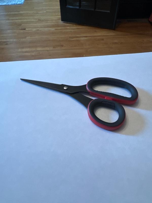 Arrow Fastener 2.5-in Stainless steel Ergonomic TPE Scissors in the ...
