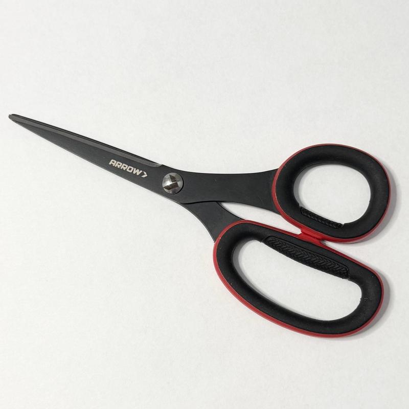 Arrow Fastener 2.5-in Stainless steel Ergonomic TPE Scissors in the ...