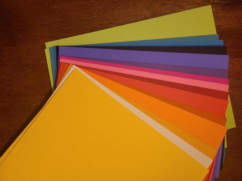 Astrobrights Color Cardstock, 8.5 x 11 inches, 65 lb/176 gsm, Primary  5-Color Assortment, 50 Sheets