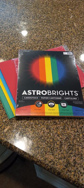 Astrobrights Cardstock - Bright 50, 8.5 x 11 in