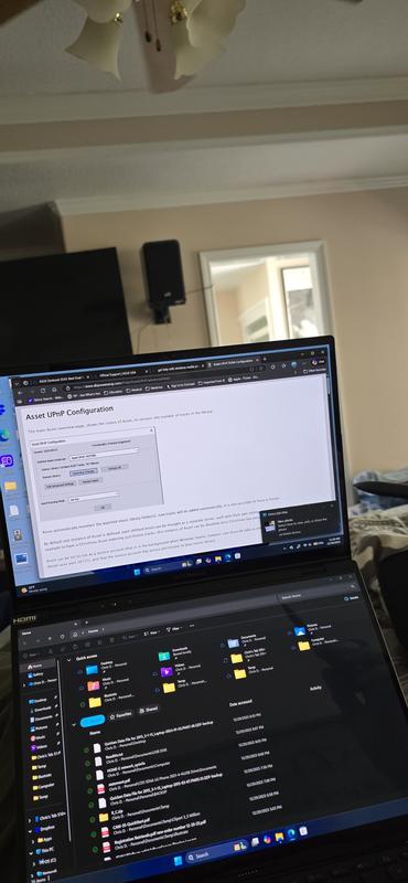 Two screens and keyboard and pen comfortably on my lap.