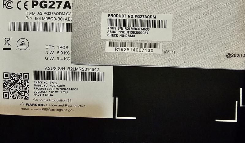 Mismatched Serial #'s. Terrible Quality Control.