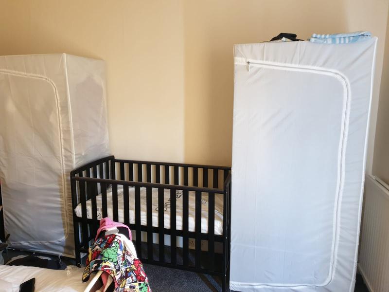 asda black cot