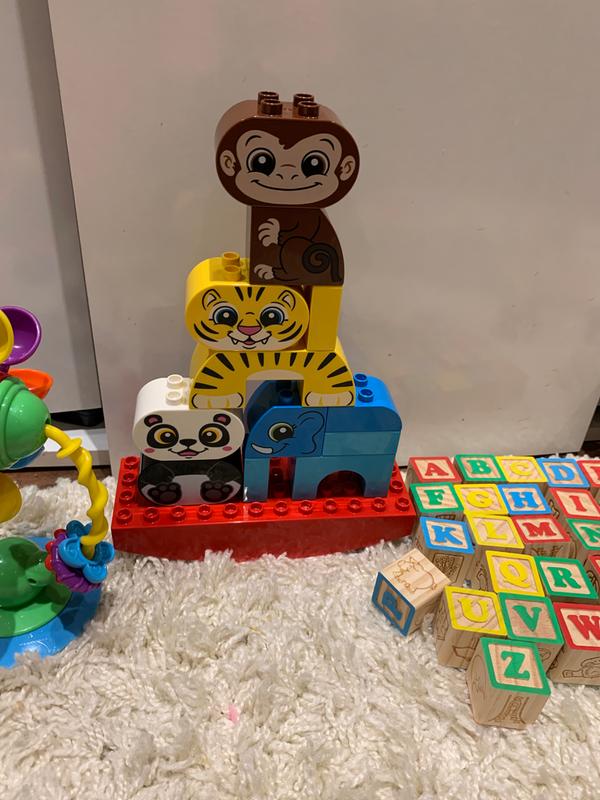 lego duplo balancing animals