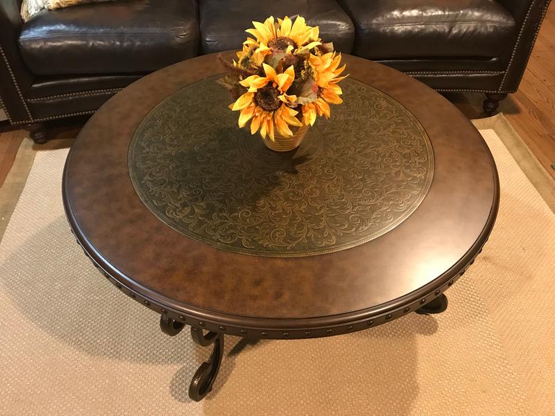 Rafferty Round Coffee Table Homemakers, Ethan Allen Maya Round Coffee Table