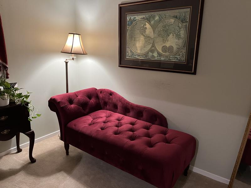 Maroon deals chaise lounge