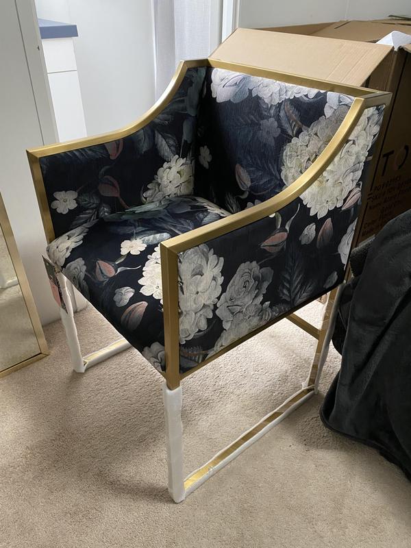 TOV Furniture Atara Velvet Chair Bed Bath & Beyond