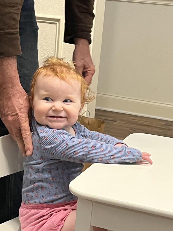 Maggie Loved her table and chairs! She turned 1 year old!