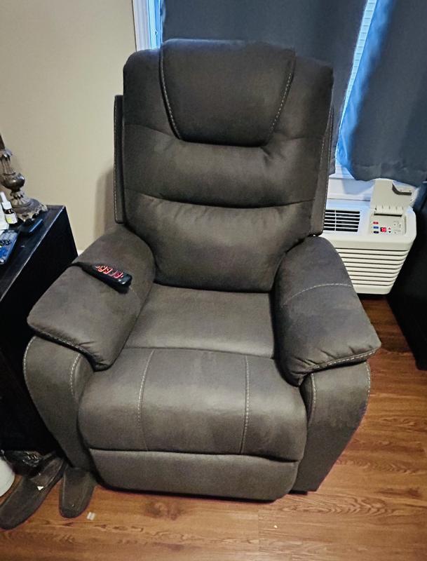 Ashley Snowfield Gunmetal Lift Recliner | Homemakers Furniture