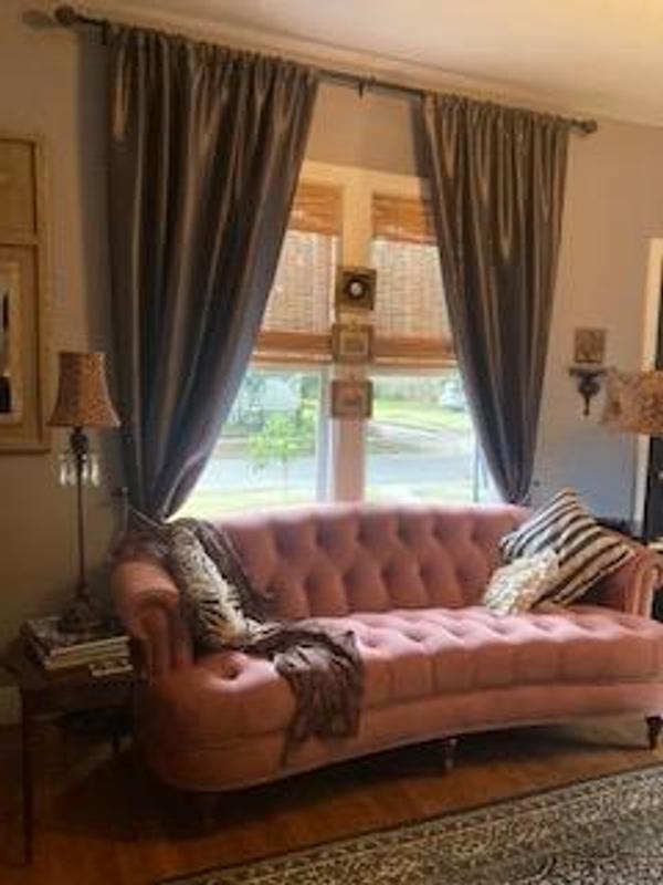 Jennifer Taylor Home La Rosa 84-in Midcentury Lavender Velvet 3