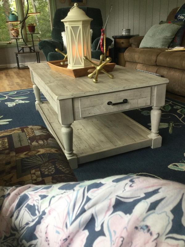 We love it. So well made and very heavy. Looks fabulous in our Sunroom.