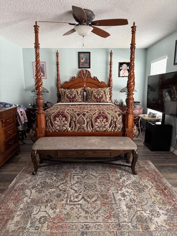 Signature Design by Ashley Maylee Traditional Dark Brown Dining Bench ...