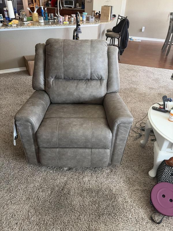 Ashley Lixtowel Fog Rocker Recliner | Homemakers Furniture