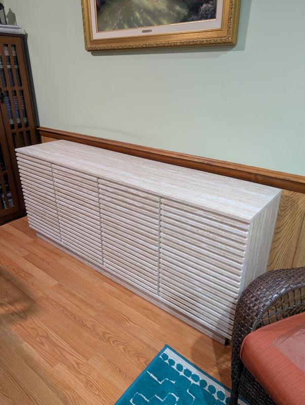 Cabinet assembling is easy. Adjusting the hinges is not difficult but, it does take patience.