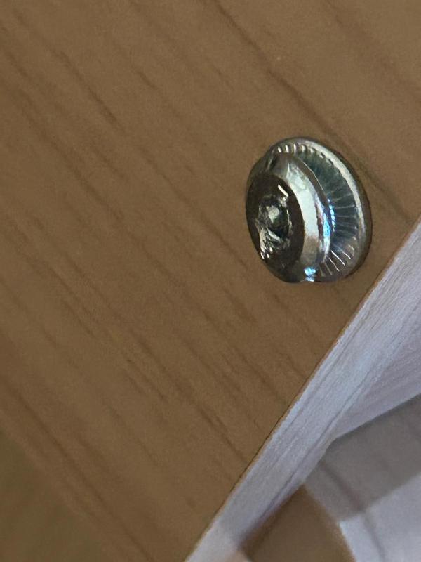 The one bolt that was bent right out from the bag of parts but will ask for replacement.