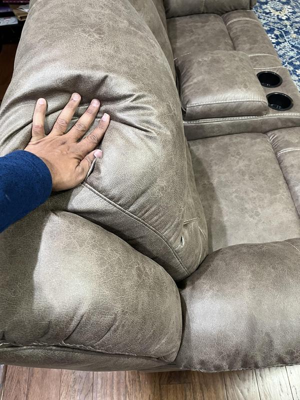 Stoneland Reclining Sofa - Fossil – Stoneland Reclining Sofa