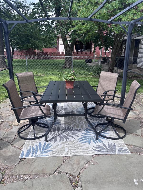 It’s perfect for my backyard patio space. Looking forward to relaxing & entertaining friends.