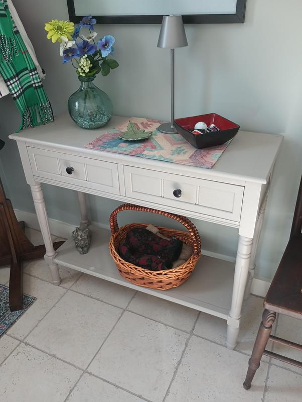 Fits perfectly!  The two drawers and bottom shelf come in handy!
