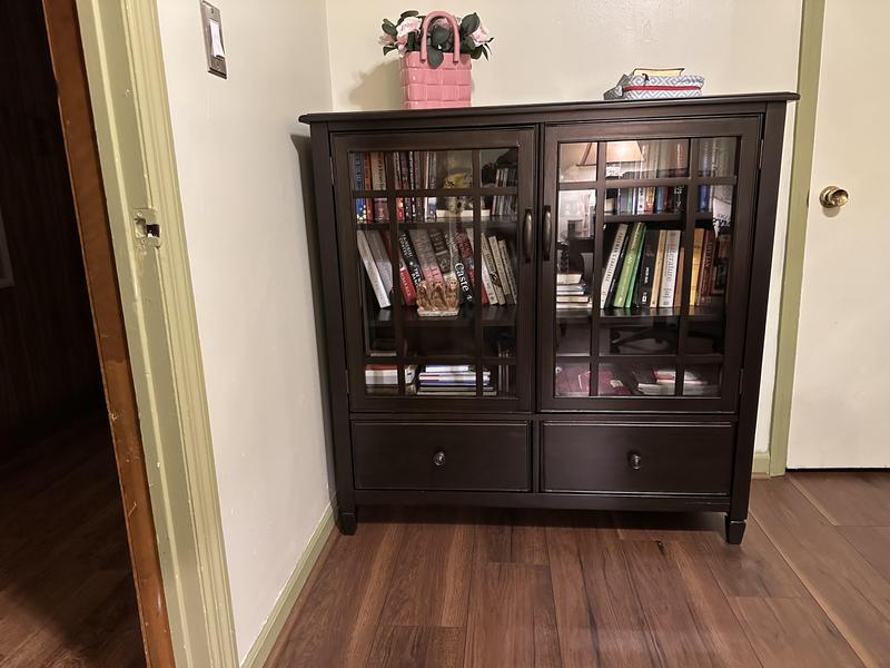 Bookcase storage cabinet