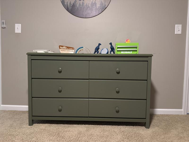 Storkcraft Storkcraft Alpine Driftwood 6-Drawer Standard Dresser