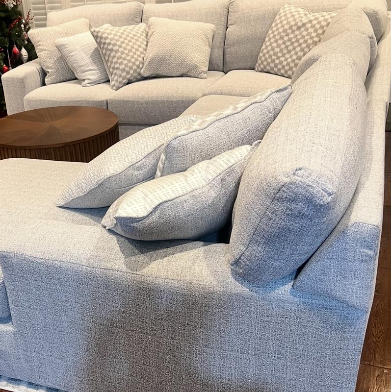 フリージア Ｆ3 Larce-Exclusive 3 Piece Sectional with Chaise - Stone