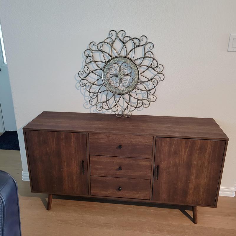 Just moved into our new home and put this together last night.  Have not hung the wall decor yet!