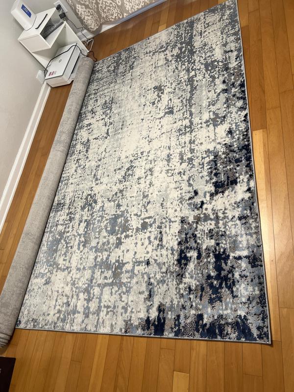Surya Roma 5 X 7 (ft) Charcoal Indoor Abstract Area Rug at Lowes.com
