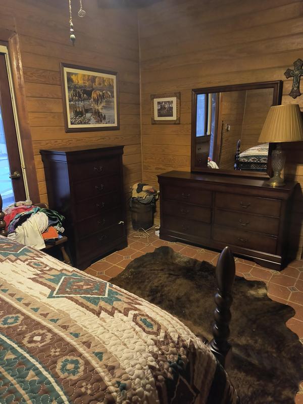 alisdair dresser dark brown Ashley Alisdair Dresser Brown
