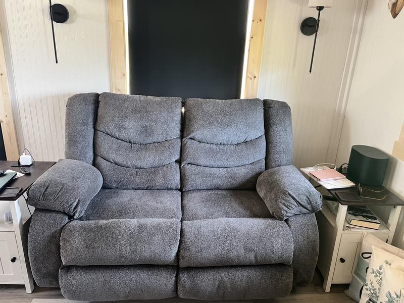 Living Room Tulen Reclining Loveseat Ashley Tulen Gray Reclining