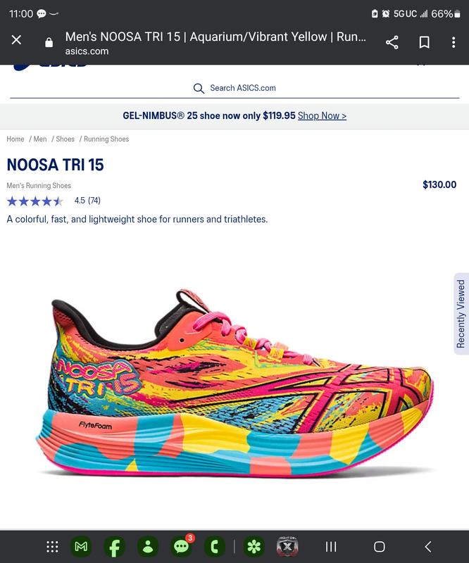 Asics mens noosa flytefoam sales review