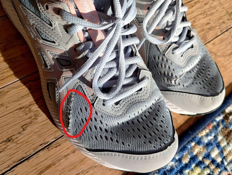 Tear on the other side seam