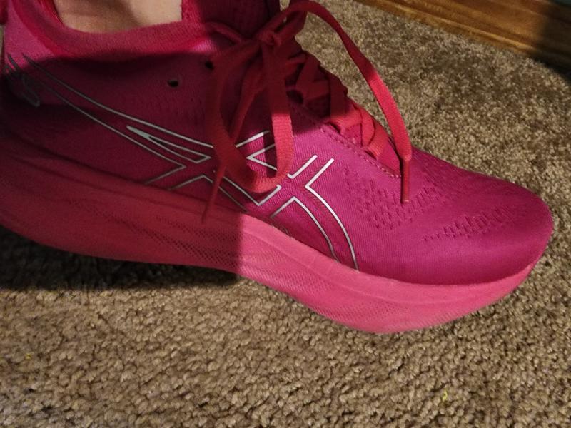 Women's GEL-NIMBUS 25, Pink Rave/Pure Silver, Running Shoes