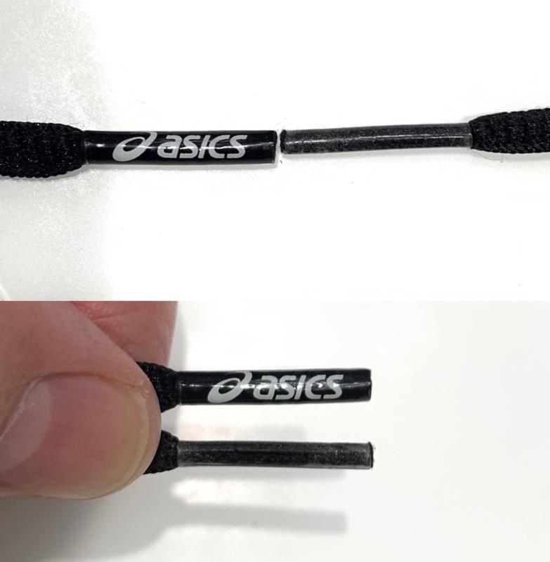 asics solid laces