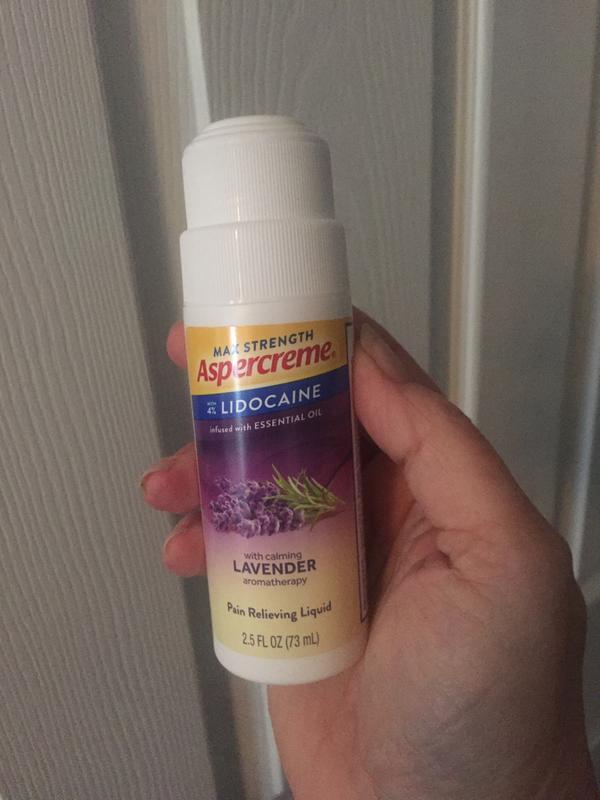 Aspercreme with Lidocaine No-Mess + Lavender Essential Oils, 2.5 oz