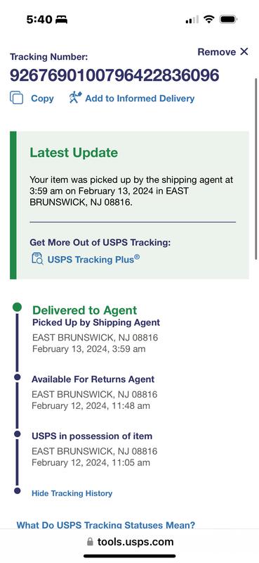 Returned device but att not issue credit