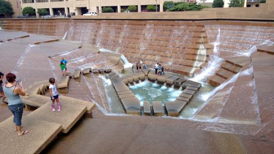 Fort Worth Water Gardens taken with #Lumia920 mid-afternoon, would have been impossible to achieve a well focused image without this phone due to the continuous water movement at different distances