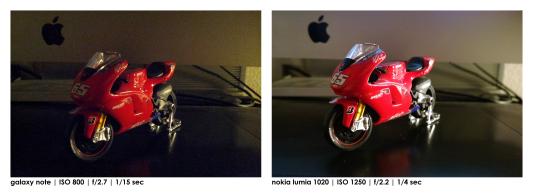 My old phone, Galaxy Note vs Lumia 1020 - photo taken strictly on auto settings and not edited.